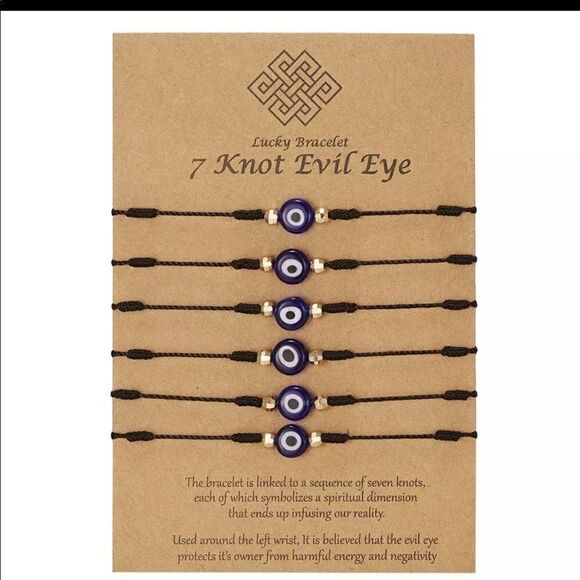 Bracelets Nazar 🧿 Blue Black Red with poly mailer - Picture 5 of 13